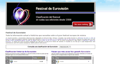 Desktop Screenshot of festival-eurovision.com