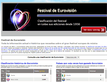 Tablet Screenshot of festival-eurovision.com